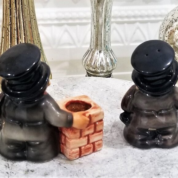 Goebel Chimney Sweep Figurines Egg Timer Shaker - Germany Vintage - Picture 3 of 5